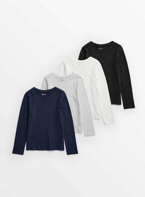 Long Sleeve T-Shirts 4 Pack 5 years